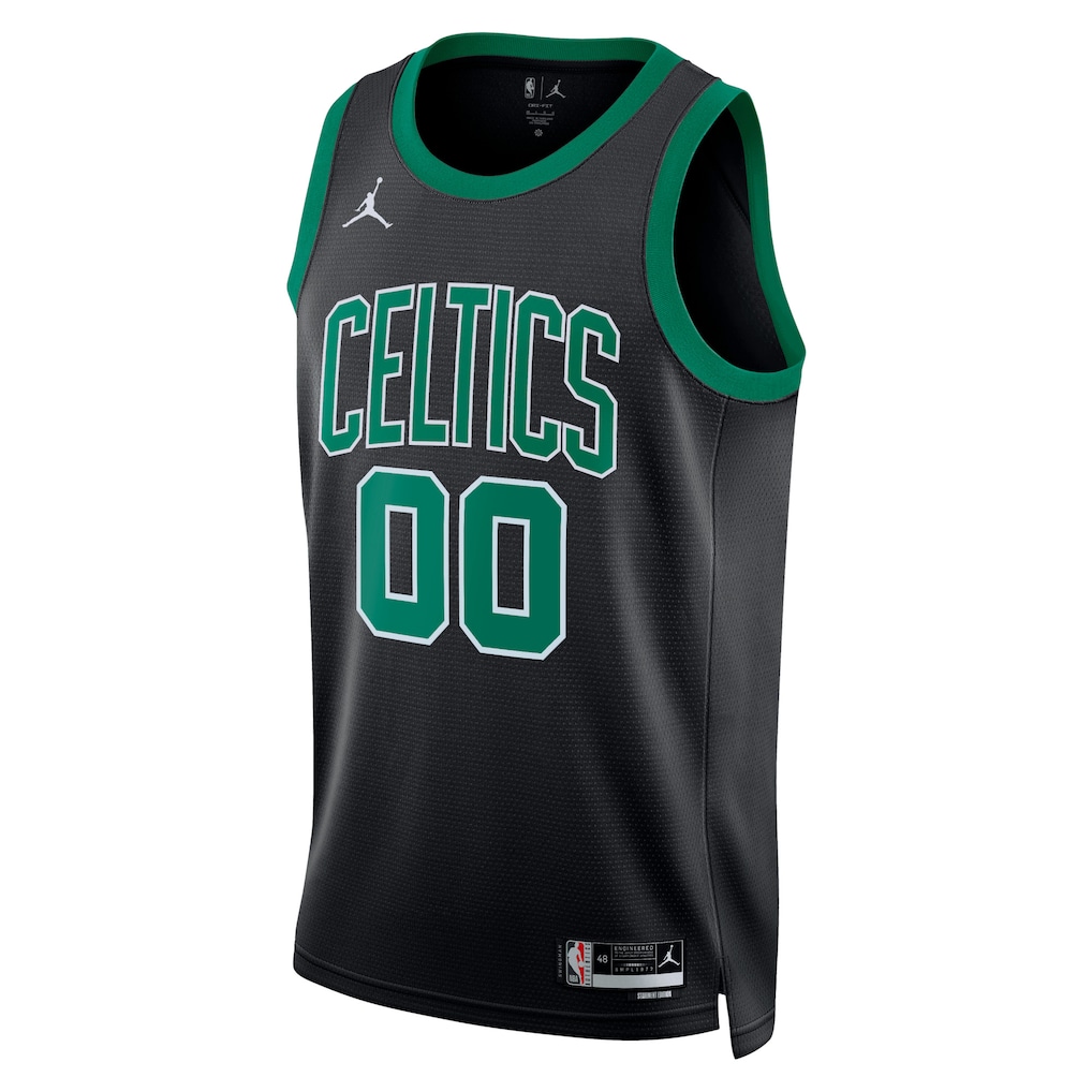 Camiseta Celtics Green estilo NBA color verde y blanco